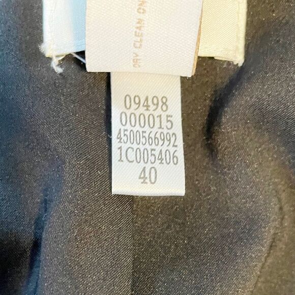 Chico's Faux Snakeskin Embossed Black Silver Metallic Jacket Blazer Size 1 US 8 - Picture 6 of 8